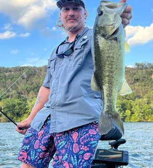 Scenic views while fishing Austin