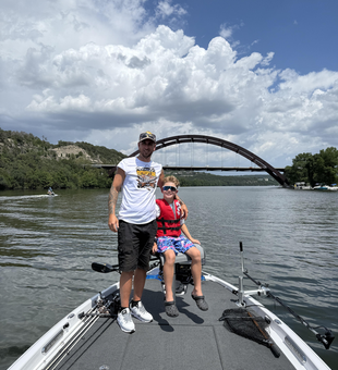 Partly cloudy skies set the stage for an epic tackle showdown at Buchanan Dam!