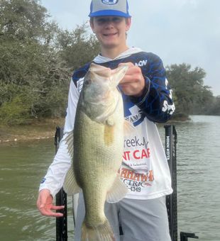 Austin fishing with Captain Randy