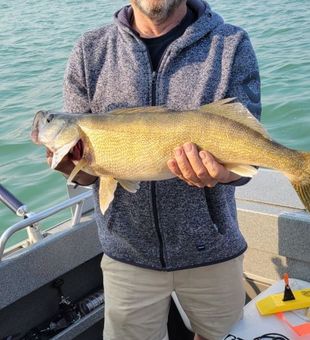 Nothing beats a calm day fishing on Lake Erie.