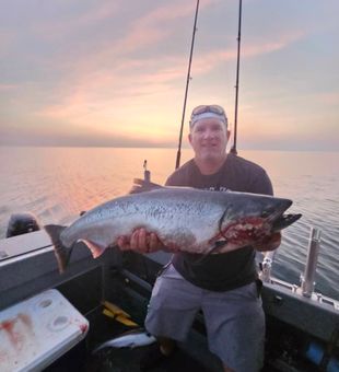 Vermilion sunrise sets the tone for walleye action.