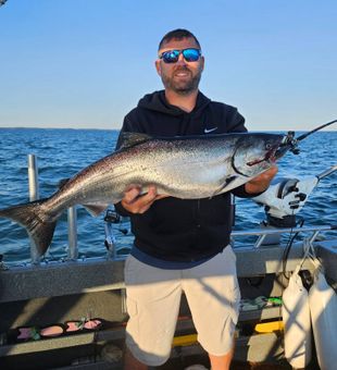 Beautiful Vermilion OH Chinook salmon makes the trip worthwhile!