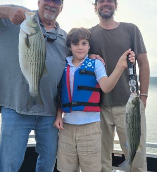 Double striped bass success in Acworth GA!