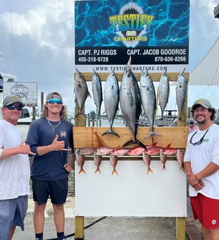 Tuna haul of the day in Florida waters. 