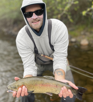 Caught a nice one in the woods.