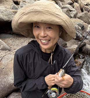 Fresh catch from Kings River fly fishing adventure!