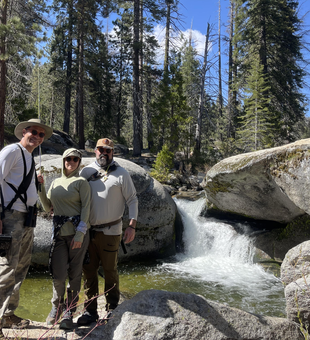 Landed a big catch with the perfect fly fishing technique in Hume, CA!