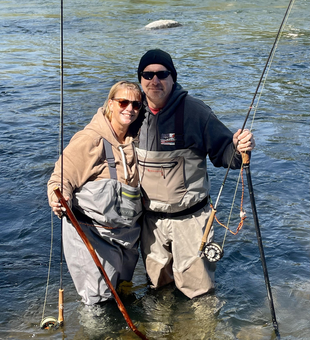 Fly fishing action on the beautiful Kings River!