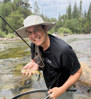 Kings River brown trout caught on the fly!