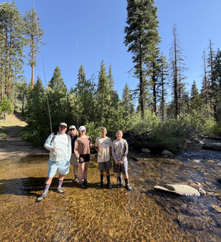 Perfect day fly fishing the beautiful Kings River waters.