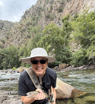 Beautiful Kings River rainbow trout on the fly!
