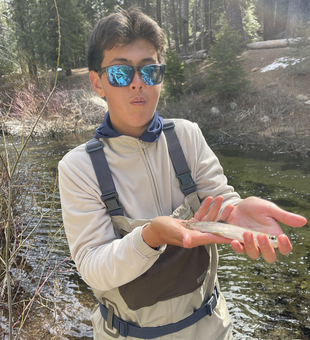 Peaceful day by the river, catching a few good ones.