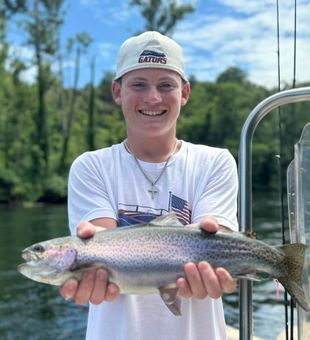 Casting for Rainbow Trout in Branson's charm