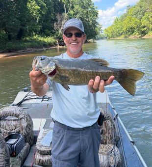 Beautiful Richland Missouri smallmouth bass!