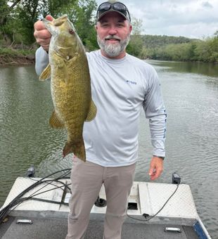 Beautiful Smallmouth Bass from Richland Missouri waters!