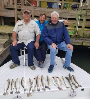 Spotted Sea Trout in Port Mansfield 