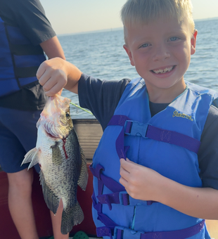 Light tackle, big results: A 10-inch crappie beauty!