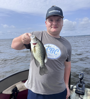 Huge crappie reeled in using finesse at Solan's Boat Launch!