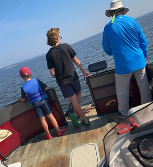 Perfect weather for light tackle action at Solan's Boat Launch!