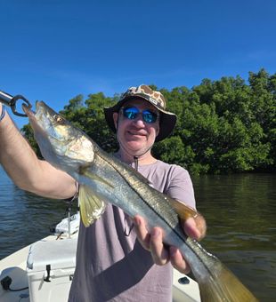 Experience the best Tampa Bay inshore fishing with nonstop action for Redfish, Trout, and Snook.