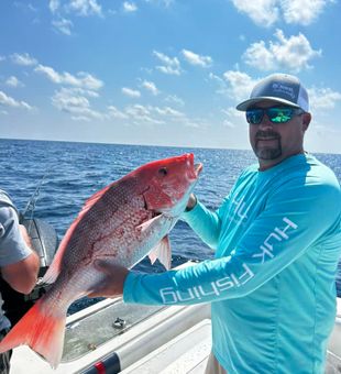 Adventure snapper fishing in Galveston