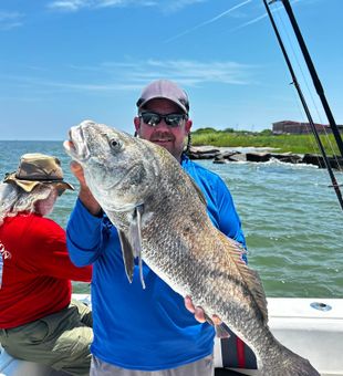 Endless drum to catch in Galveston