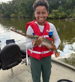 Nice shortnose gar from Cave Spring GA waters!