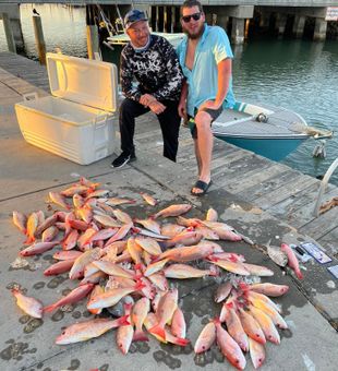 Impressive Snapper haul from New Smyrna Beach!