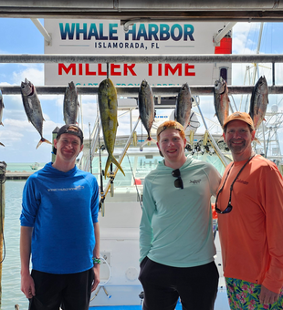 Blasted today with mahi mahi and blackfin tuna! Great day on the water.