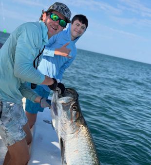 Holmes Beach tarpon fishing at its finest!