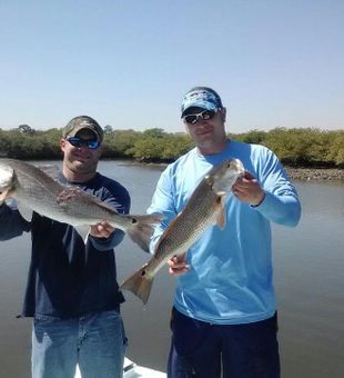 Action Packed Redfish Fishing In Florida