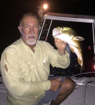 Nighttime Redfish fishing on Jacksonville, FL