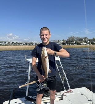 Reds are biting here - Jacksonville Beach, FL.
