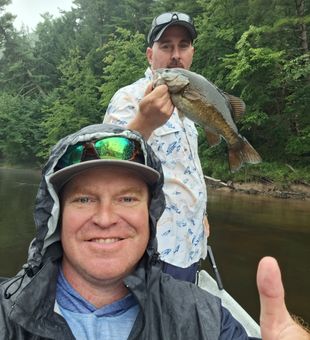 Nice smallmouth bass from Alma MI waters!