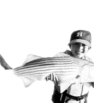 Nice striped bass on clear conditions in Barnstable!