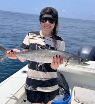 Strong fight on light tackle this morning