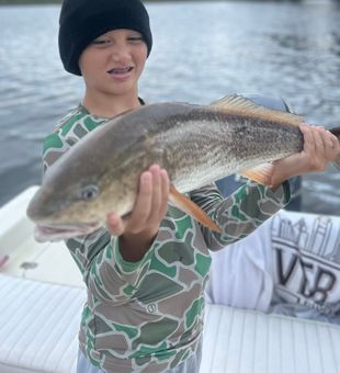 Lines in the water, worries away.