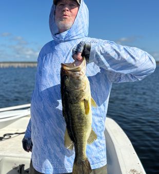 Nice bass caught in Interlachen FL waters!