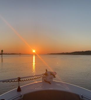 Alabama Fishing Charters Beautiful Sunset