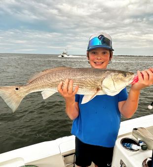 Fishing Oak Island NC Redfish Catch!