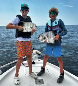 Bald Head Island Fishing Spadefish Catch!