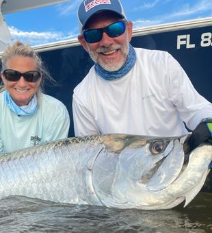 Massive tarpon captured in Jensen Beach, FL