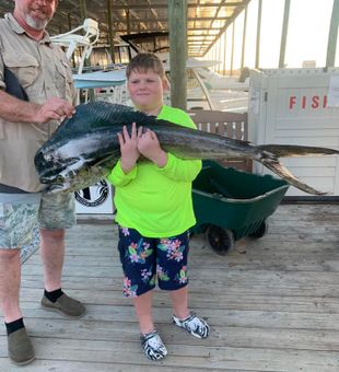 Young angler, big catch!