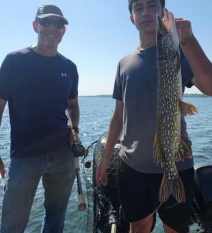 Nice northern pike from Breezy Point Minnesota waters!