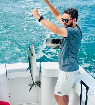 Spanish mackerel success at Wrightsville Beach!