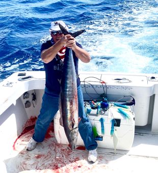 Beautiful wahoo caught off Wrightsville Beach NC!