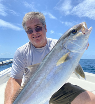 Amberjack hook on Steinhatchee fishing adventure