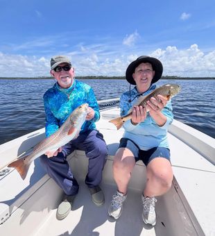 Double redfish success in Steinhatchee FL!