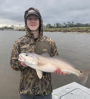 Caught a nice one on a cool day by the water.