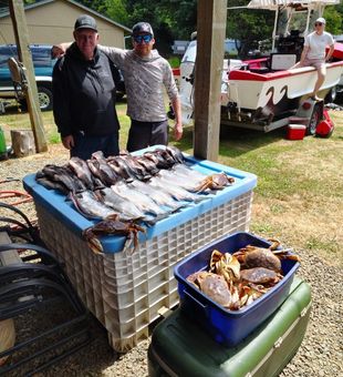 Epic haul of coho and crab!
